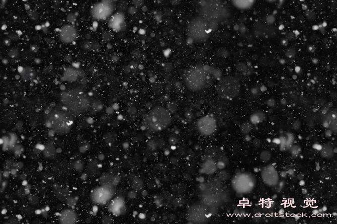 雪景图片素材：雪花飞舞，白色童话世界