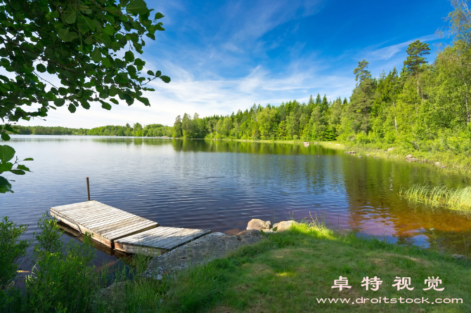 湖景图片素材：美不胜收：湖光山色，旖旎如画