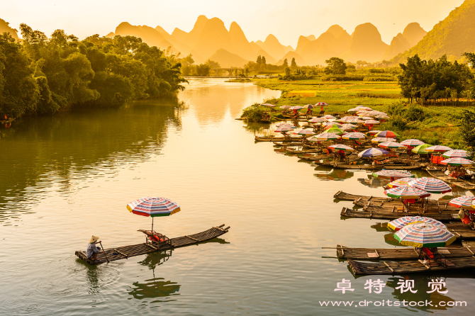 阳朔视频素材（阳朔桂林山水甲天下的风景旅游胜地）