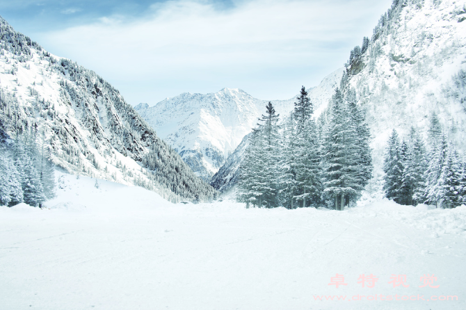 雪山背景视频