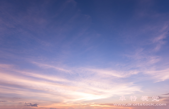 夕阳天空图片素材