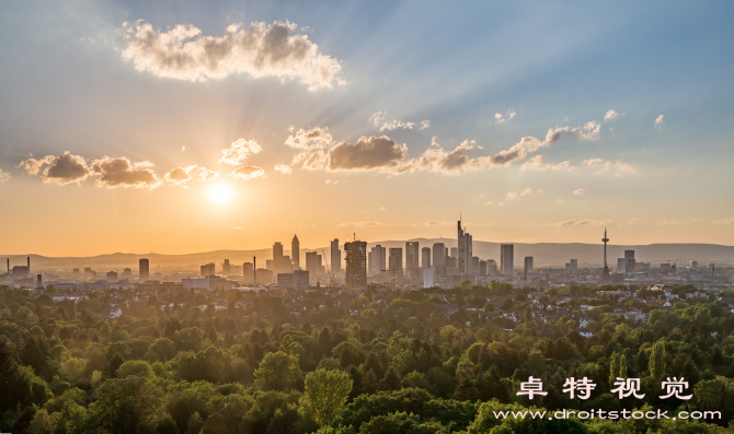 城市剪影图片素材