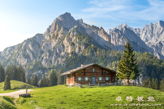 农家小屋图片素材