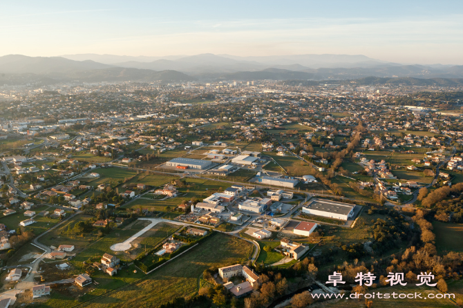 厂房鸟瞰图图片素材