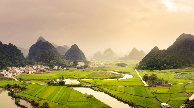 乡村背景图片素材